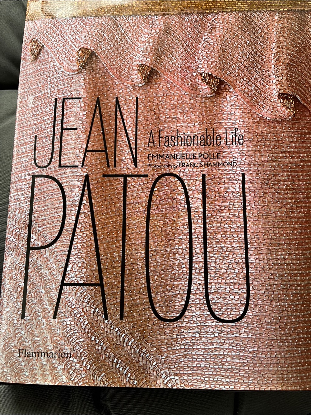 Jean Patou A Fashionable Life - Pink Hardcover Fashion Book